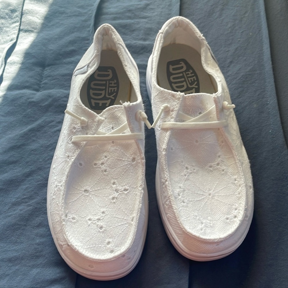 Hey dude lace shoes